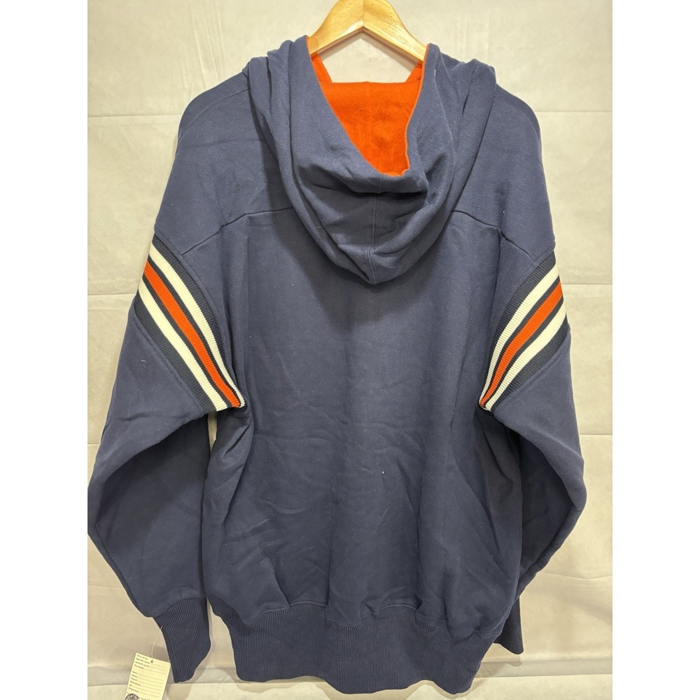 Denver Broncos NFL Hoodie Y2K Vintage Sweatshirt Hooded Bob Griese Navy Blue NWT - Picture 5 of 9